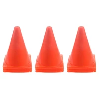 hot 7 inch plastic traffic cones 18 pack multi purpose cone physical education sports training gear soccer traffic cones