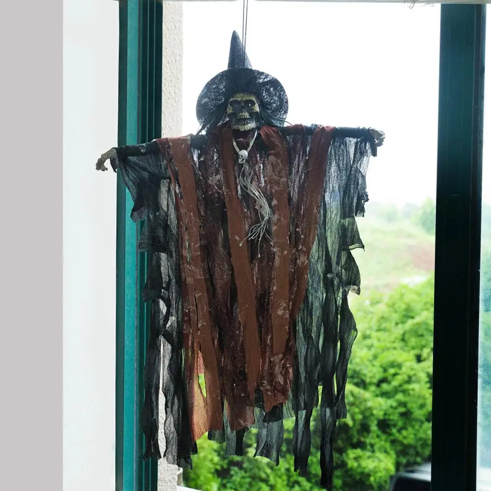 Хэллоуин Бар Украшение звуковой Указатель управления Deuce кулон страшный