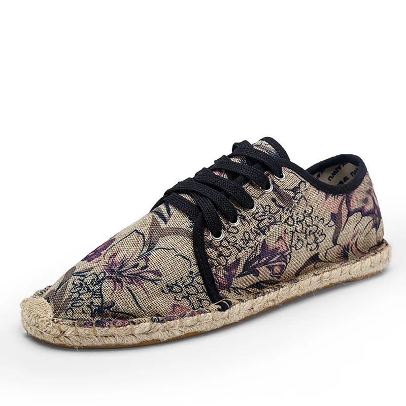 Новинка 2019 мужские повседневные туфли летние дышащие холщовые удобные