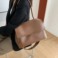 designer womens handbag big capacity shoulder bags for female 2021 casual totes book bag vintage large pu leather messenger bag