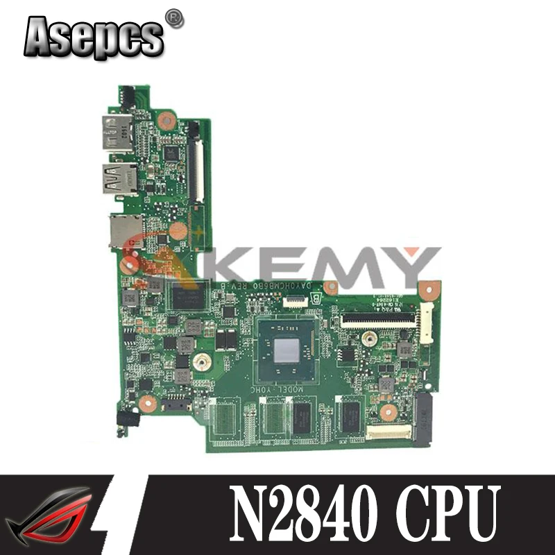 

Akemy Высококачественная материнская плата для ноутбука HP 11-R 830817-601 830817-501 830817-001 DAY0HCMB6B0 с процессором N2840 100% хорошо работает