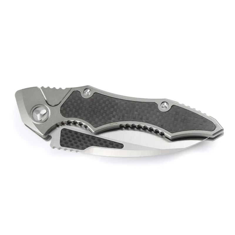 Harga Nimo OTF Micro Hawk D2 Baja Aluminium Penerbangan + Serat Karbon Menangani Outdoor EDC Berburu Survival Auto Knife Gratis Pengiriman
