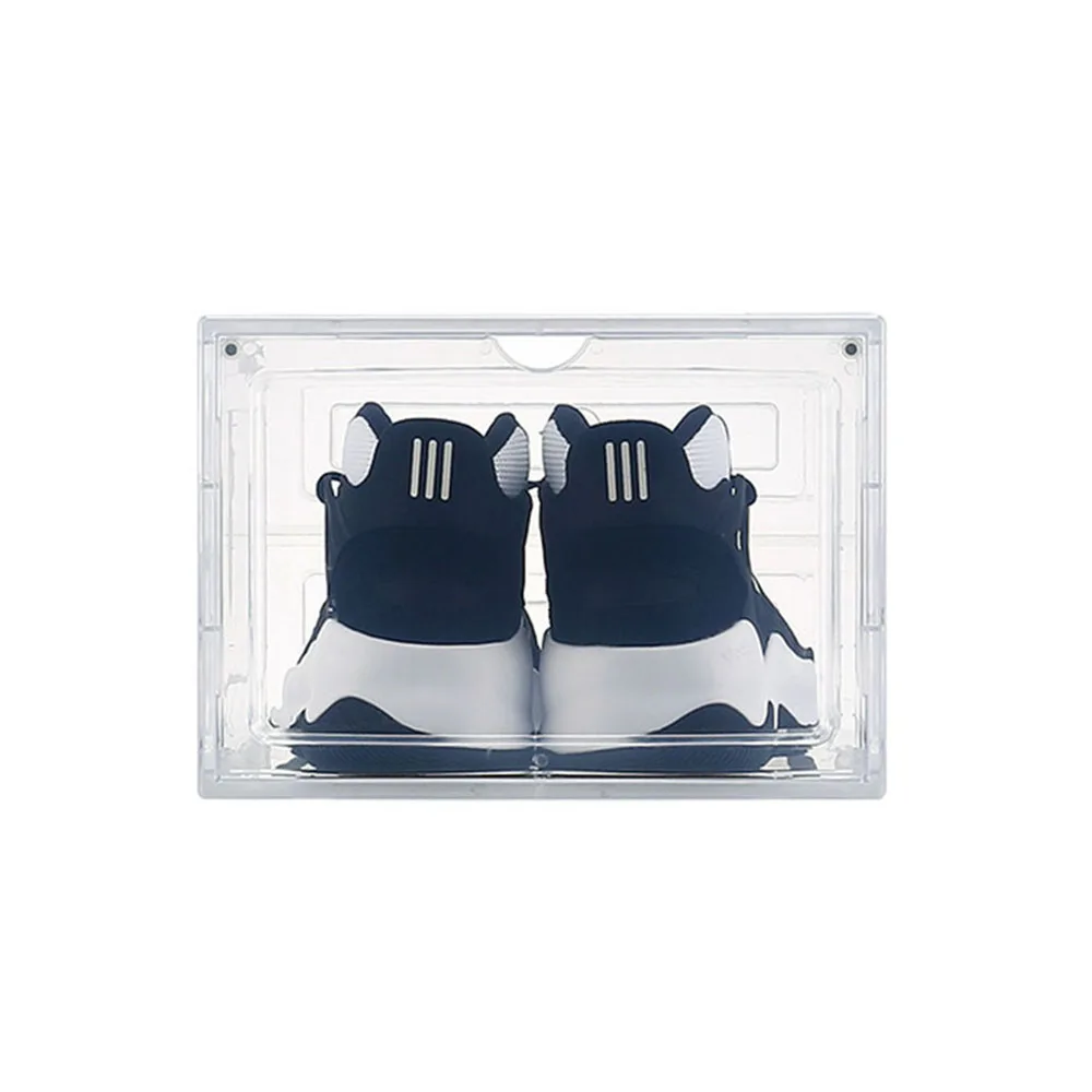 2 шт./набор прозрачная пластиковая коробка для обуви кроссовки баскетбола