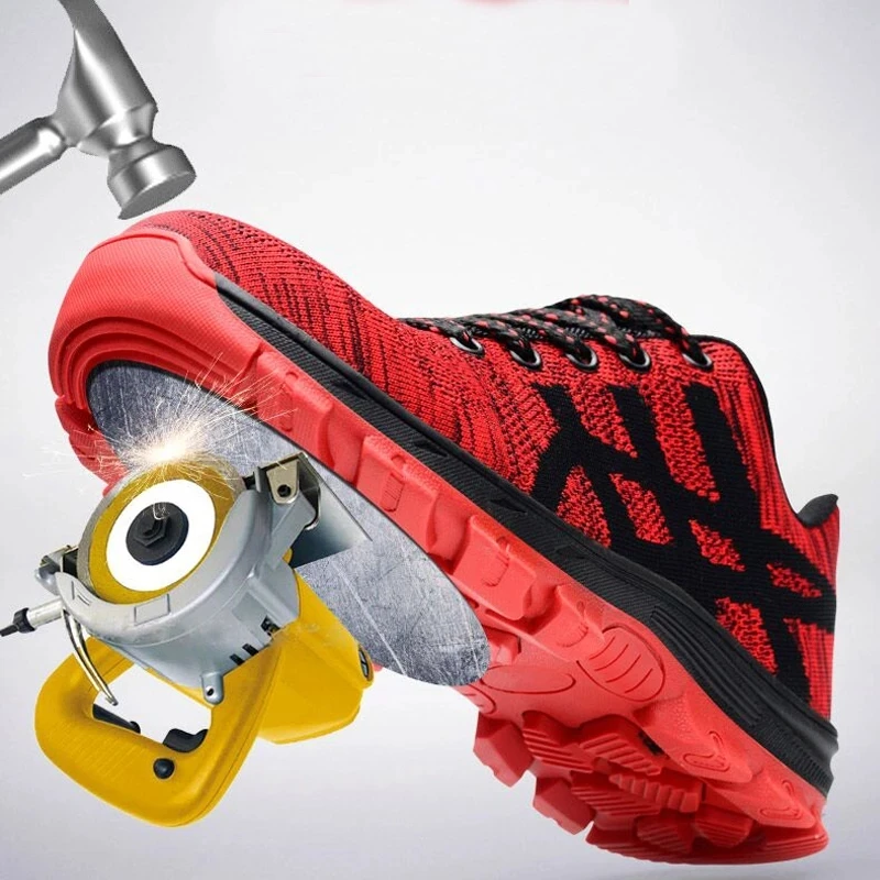 

Work Sneakers Men Indestructible Steel Toe Work Shoes Safety Boot Men Shoes Anti-puncture Working Shoes For Men Dropshipping
