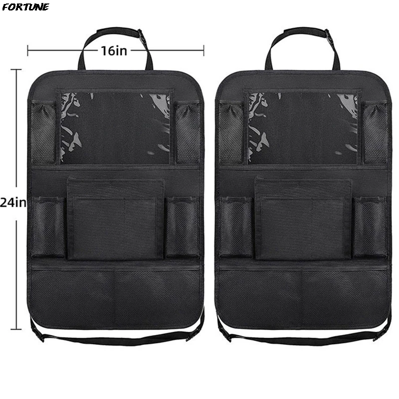 

Multi-function Car Seat Storage Bag Car Organizer Storage Bag Cup Holder Tablet Stand Car Tissue Box Organizer Hanging Bag