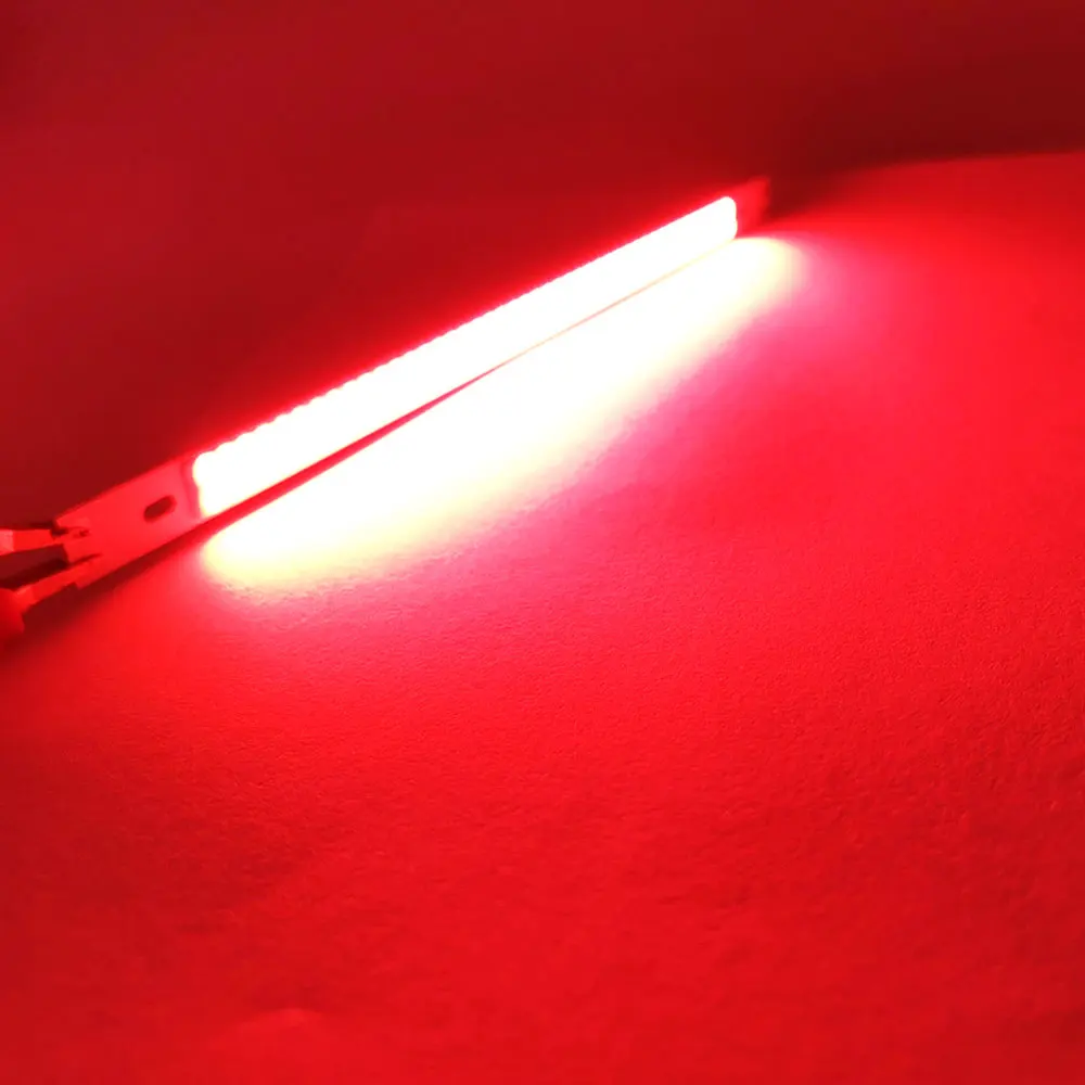 10 шт./лот Вт синяя красная теплая белая холодная DC 12 В 14 в COB полоса светодиодная