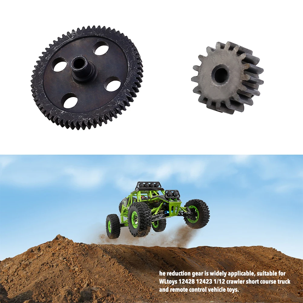 Главная Шестерня Diff 62T шестерня редуктора 0015 обновленные детали для Wltoys 12428 12423 1/12