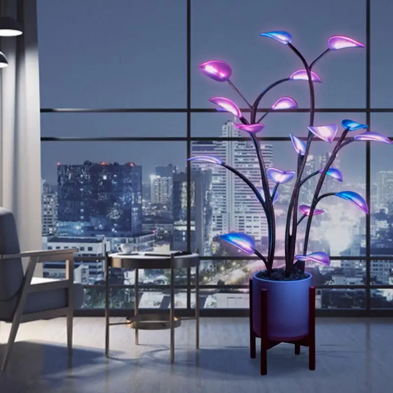 

The Magical Led Houseplant Multi-Color LED Decoration Fairy Lights Lamp Decorations 100/300/500 Lamp Modes Colorful Color Change