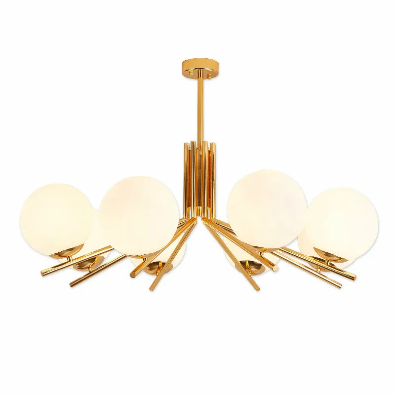 Современный скандинавский Стекло E27 светодиодный Люстра пластина Блестящий