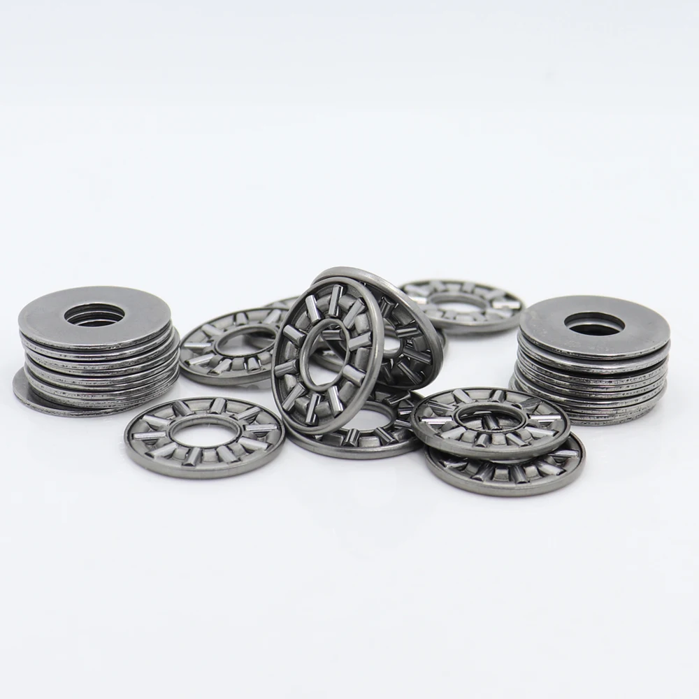 Упорный игольчатый роликовый подшипник AXK0821 + 2AS с двумя шайбами AS0812 8*21*4 мм (10 шт.)