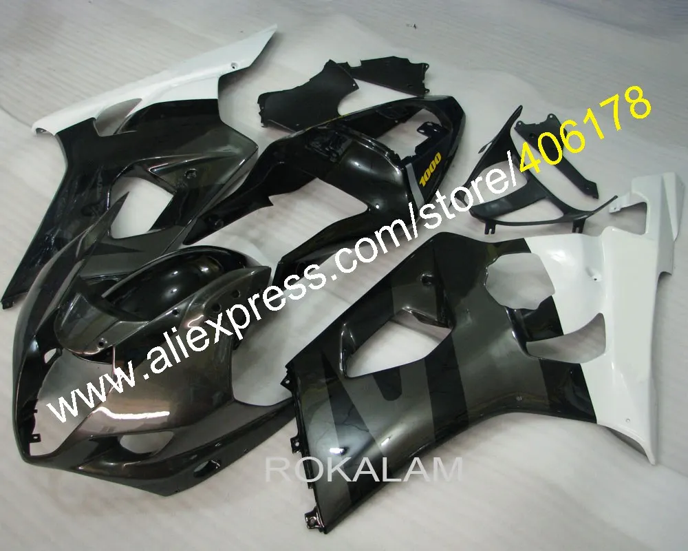 

GSXR1000 03 04 ABS Fairing For Suzuki GSX-R1000 2003-2004 White Black Motorcycle Fairings (Injection Molding)
