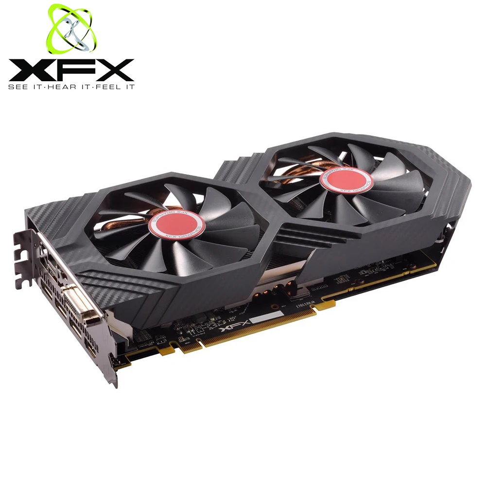 Видеокарта XFX Radeon RX580 8 ГБ DDR5 графическая карта AMD GPU Гб 256 бит - Цена: 69607.41