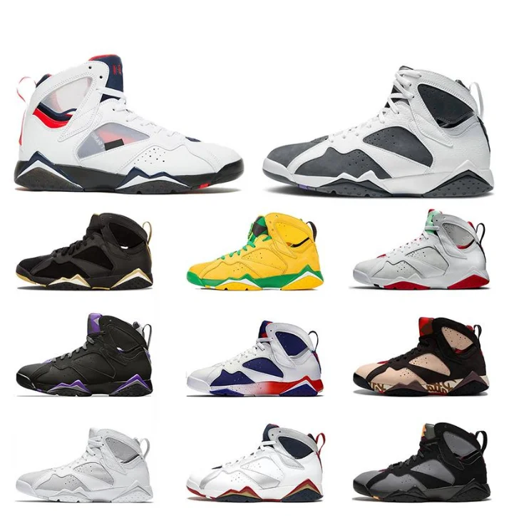 

New Jump Mans 7 Basketball Shoes 7s Bordeaux Hare Mens Designer Trainers Patta X Icicle Ray Allen Sweater Sports Outdoors