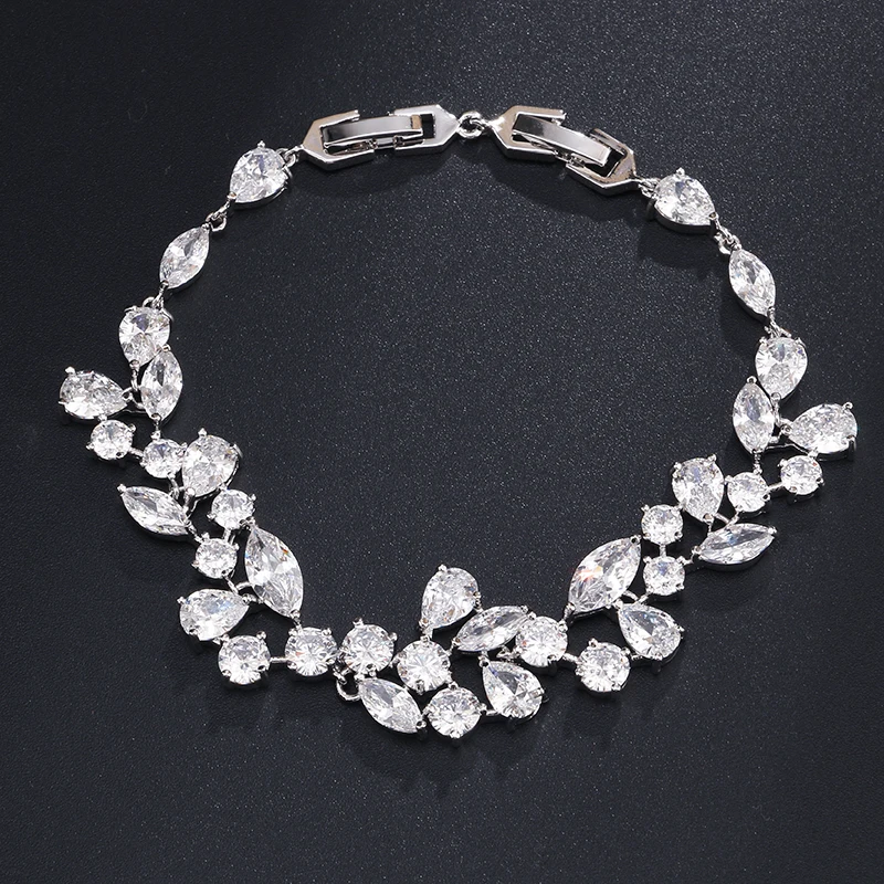 Модный уникальный дизайн Uilz модный браслет с листьями Роскошные браслеты из