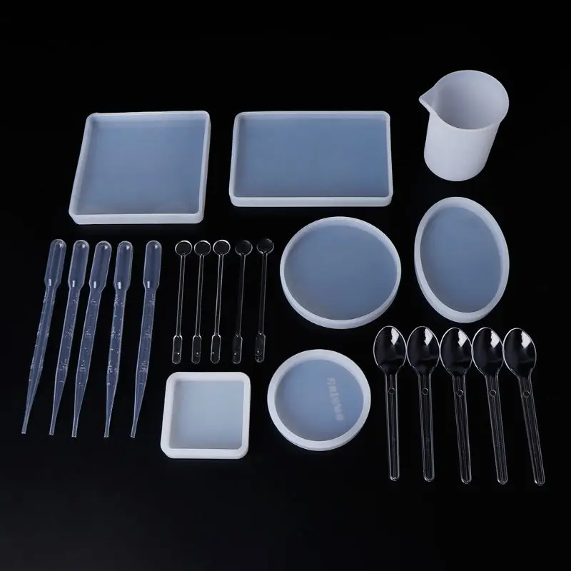 1 Набор силиконовых форм эпоксидная смола ремесла ложка капельница чашка