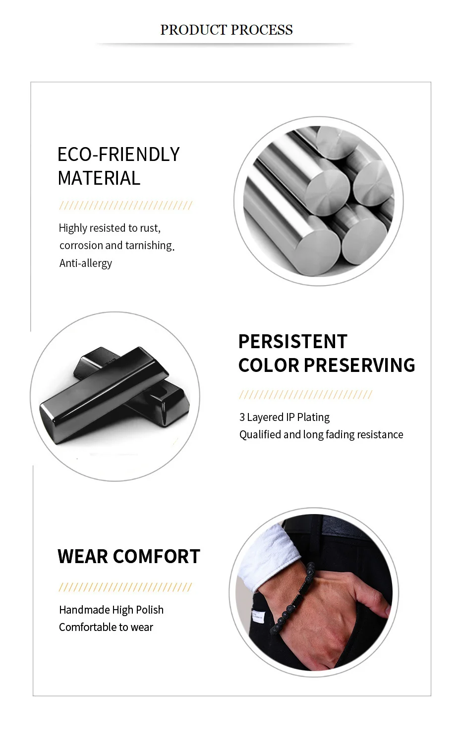 Vnox Mens Volcanic Lava Stone Beads Essential Oil Diffuser Bracelets for Women Healing Balance Yoga Magnet Arrow Charm