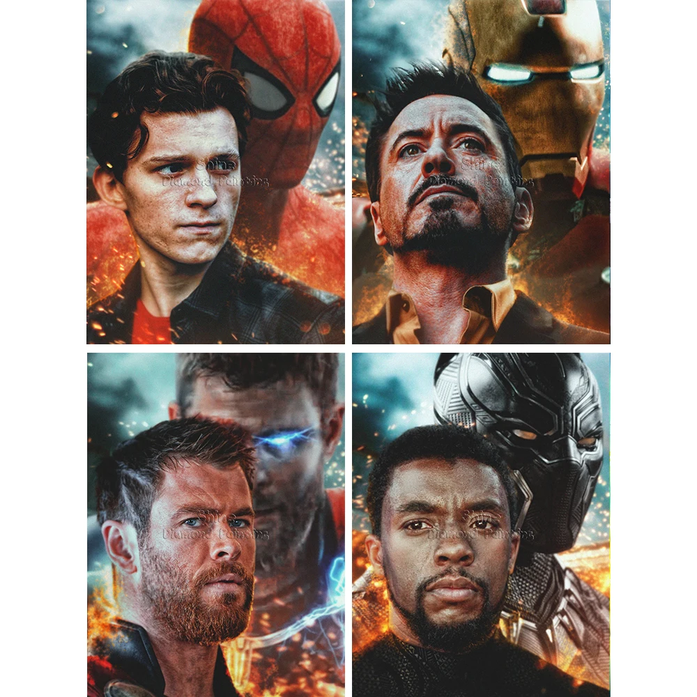5D алмазная живопись Marvel мстители Новые поступления портрет хобби искусство
