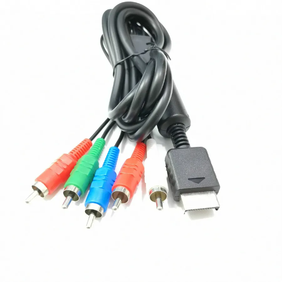 

1.8m Multi Component HDTV AV Audio Video Cable Cord For Sony PlayStation 2 3 for PS3 PS2 Game Accessories 300pcs