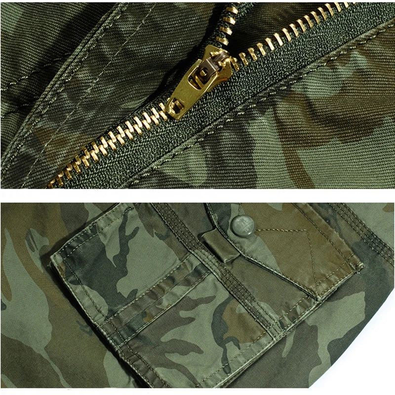 

Summer 2021 New Cargo Shorts Men Camouflage Trousers Army Military Casual Shorts Hip Hop Cotton Work Baggy Shorts Homme