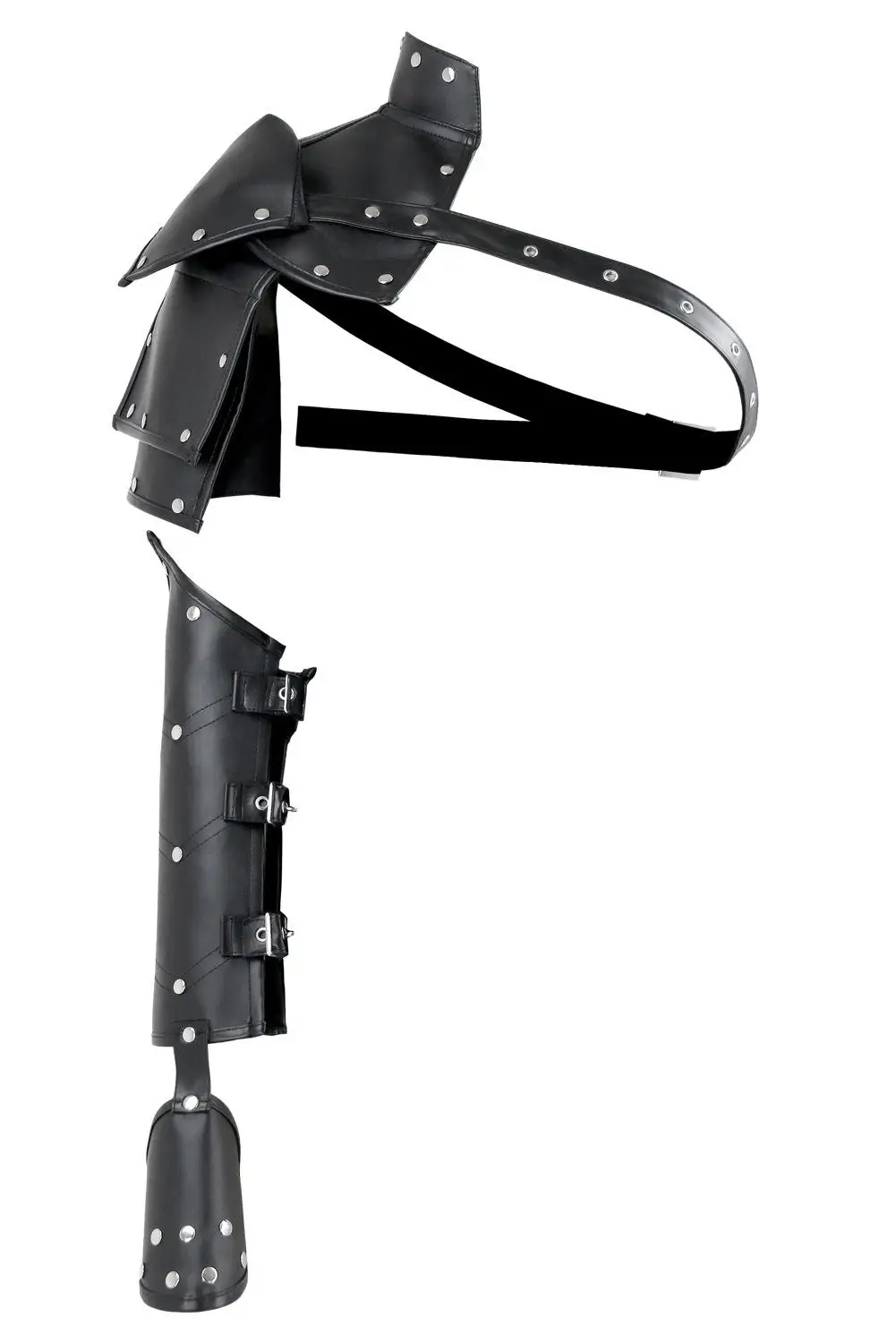 Новинка Женская Черная Пряжка из искусственной кожи в стиле стимпанк заклепки