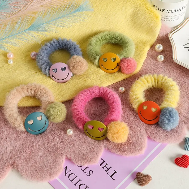 Украшение для волос Япония Корея осень и зима новая пушистая круглая