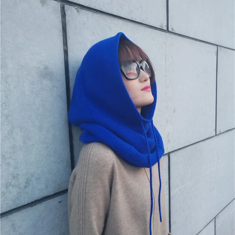 2019 женский многофункциональный шарф шапка кашемировая шерсть вязаные шапки