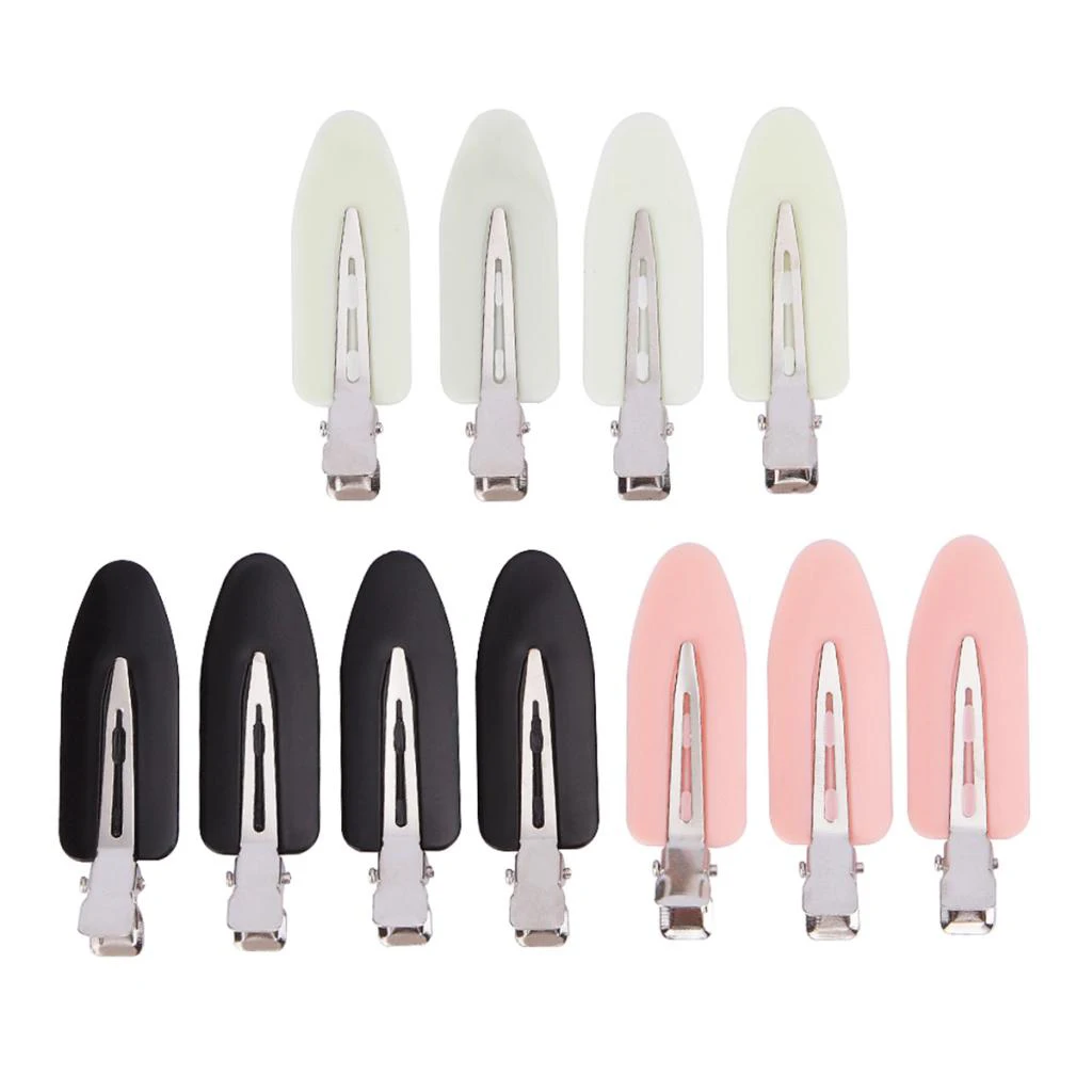 4 шт. профессиональные зажимы для волос без изгиба инструмент укладки складок