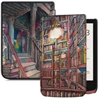 Тонкий чехол для PocketBook Touch HD 3Touch Lux 4 5Basic lux 2Basic 4Pocketbook 633 цветов e-reader-с автоматическим спящим режимомпробуждением