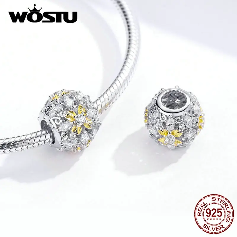 Бусины из серебра 925 пробы в виде цветов | Украшения и аксессуары