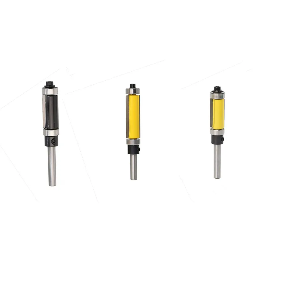 

Anti-Kickback Design 1/4'' Shank Top & Bottom Bearing Flush Trim Router Bit Industrial Quality For Woodworking