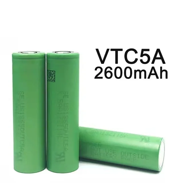Nuevo.voltaje.recargable.de.3.7V.US18650.VTC5.batería.de.2600mAh.VTC5.18650.reemplazo.de батареи 3 7 в 2600 мАч. | Электроника