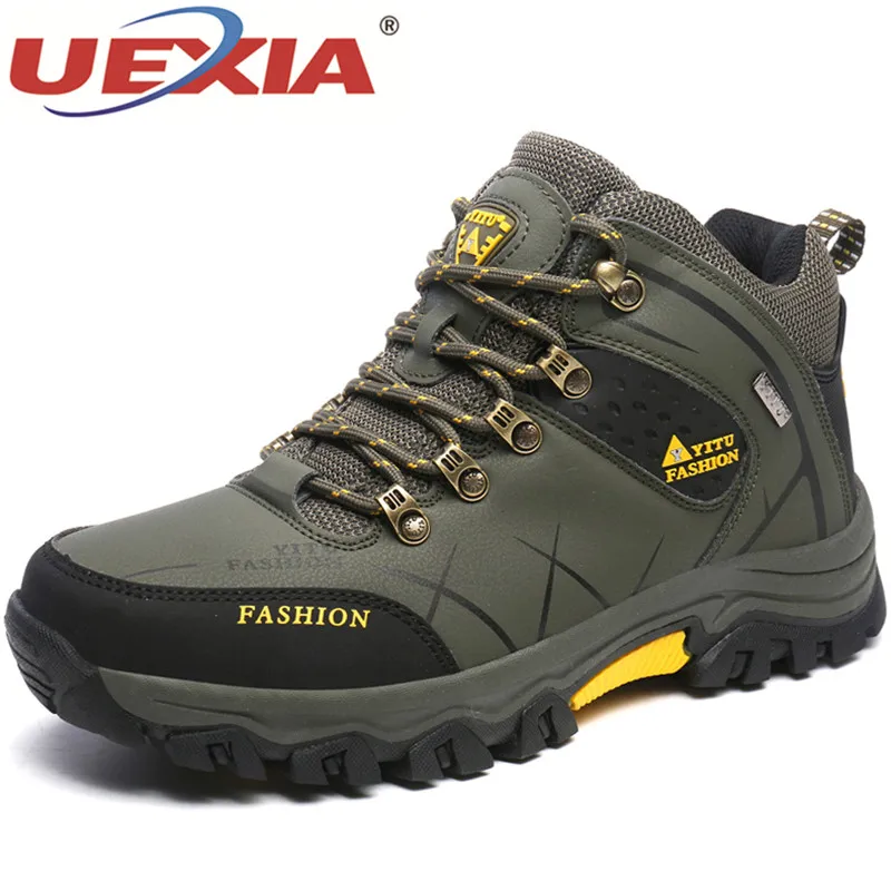 UEXIA Высококачественная модная зимняя мужская обувь ручной работы очень теплая