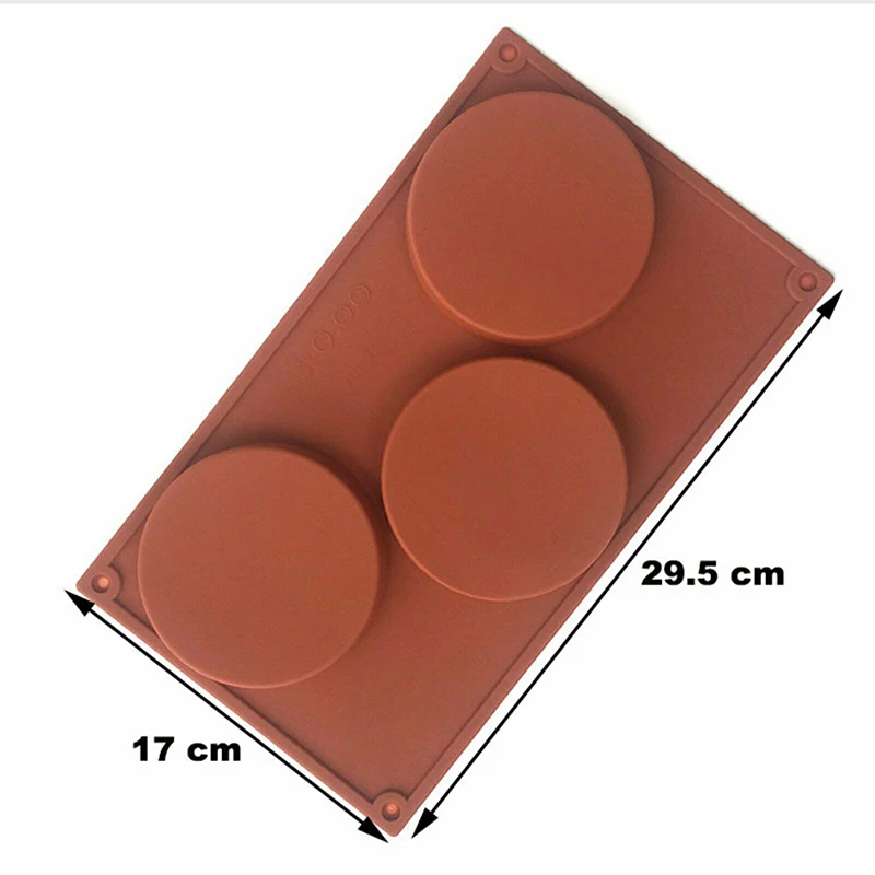 Форма для торта с 3 отверстиями силиконовая форма пирога из смолы выпечки