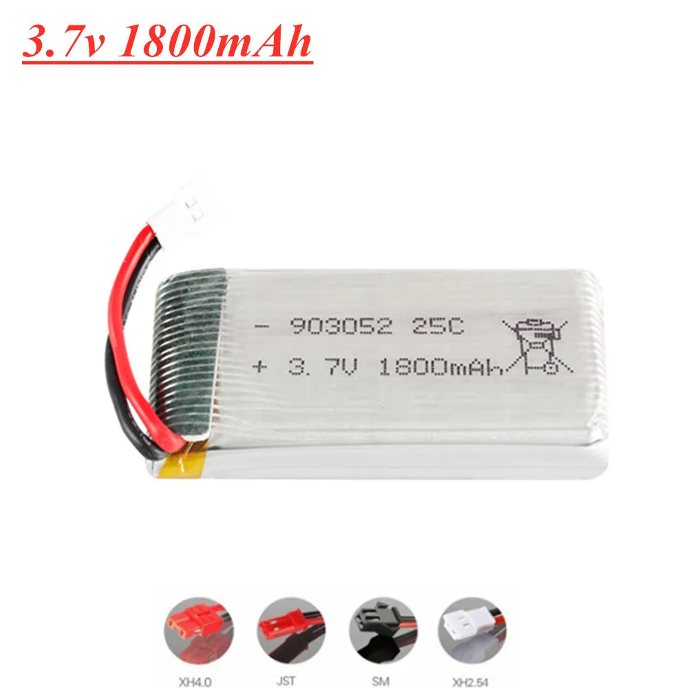 3 7 v 1800mAh lipo аккумуляторная батарея для SYMA X5 X5S X5C X5SC X5SH X5SW X5HW X5UW KY601S M18 H5P HQ898 H11D H11C