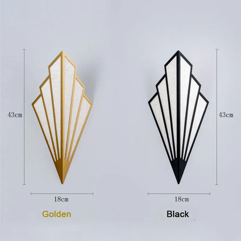 modern led wall lamps simple diamond shape wall light for bedroom living room aisle decorative sconce lighting home decor бра free glob