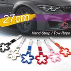 Нейлоновое буксировочное кольцо в форме сакуры, японская ручка для поезда в метро, автобуса, задний передний бампер, предупреждающие кольца, Шарм для дрифта