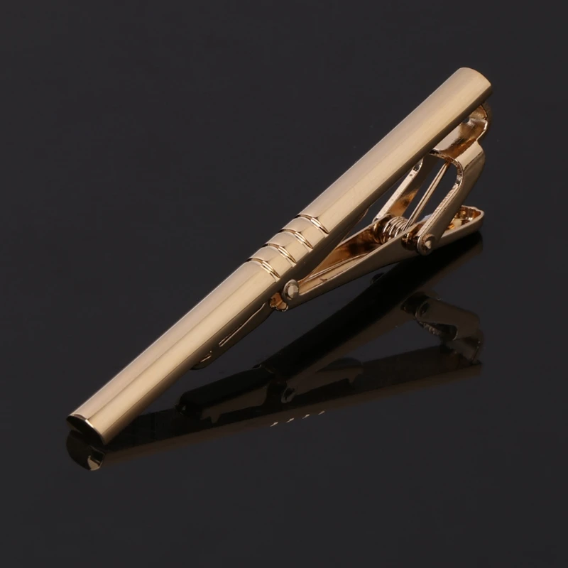 8 шт мужские зажимы для галстуков смешанные цвета бар Сплав Классический Простой