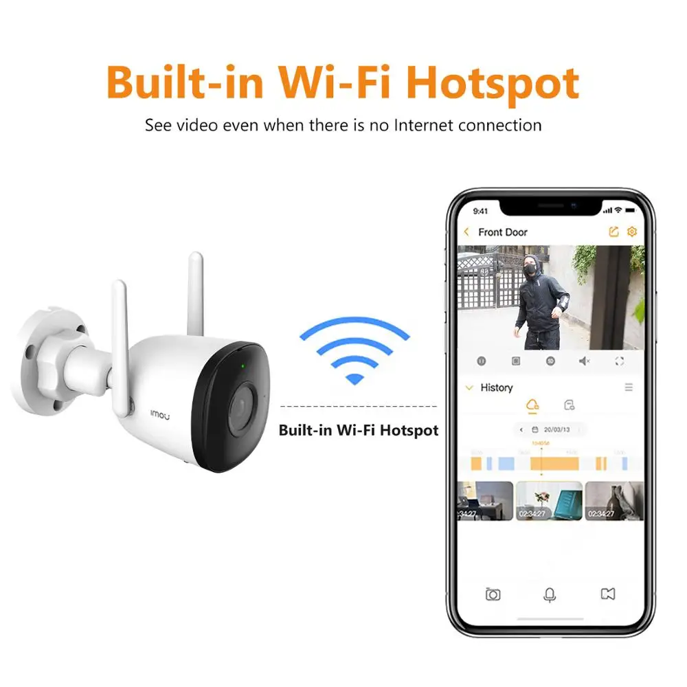

Dahua Imou 8CH 1080P Wi-Fi Camera Security System Surveillance NVR Set Night Vision Weatherproof Audio Recording AI Human Detect