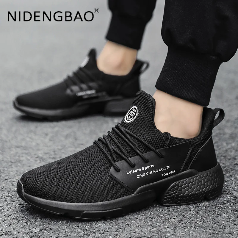 Mens Sneakers Walking Running Sports Shoes Lightweight Fly Weight Mesh Breathable Outdoor Casual Trainers Comfortable Size 39-46