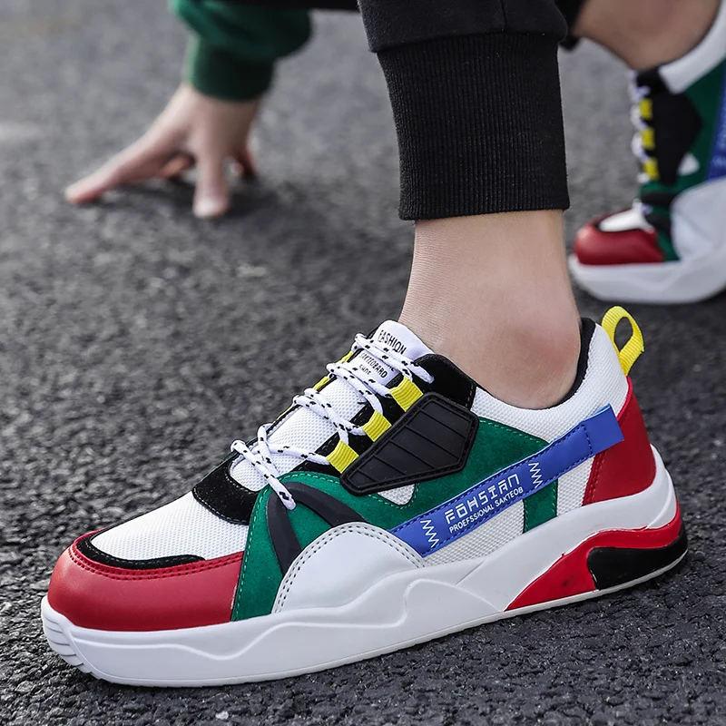 

Повседневная легкая мужская обувь для скейтборда, модная мужская обувь для скейтборда, легкие дышащие кроссовки