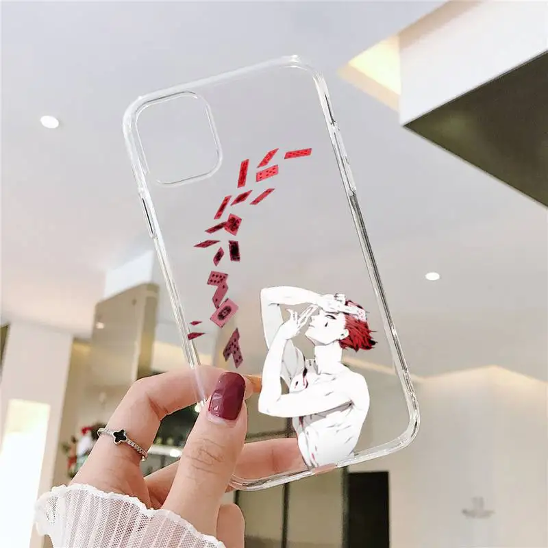 

Hisoka Anime Hunter X hunter Phone Case Transparent for iPhone 11 12 mini pro XS MAX 8 7 6 6S Plus X 5S SE 2020 XR