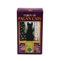 mini size tarot of pagan cats all english tarot board game cards family gathering playing table board game