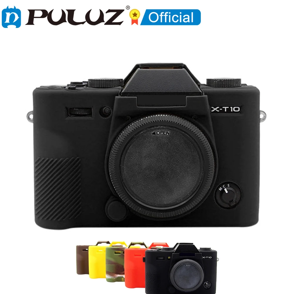 

PULUZ Soft Silicone Protective Case for FUJIFILM XT3 XT10 X-T20 Rubber Camera Protective Body Skin Cover Case Camera Bag