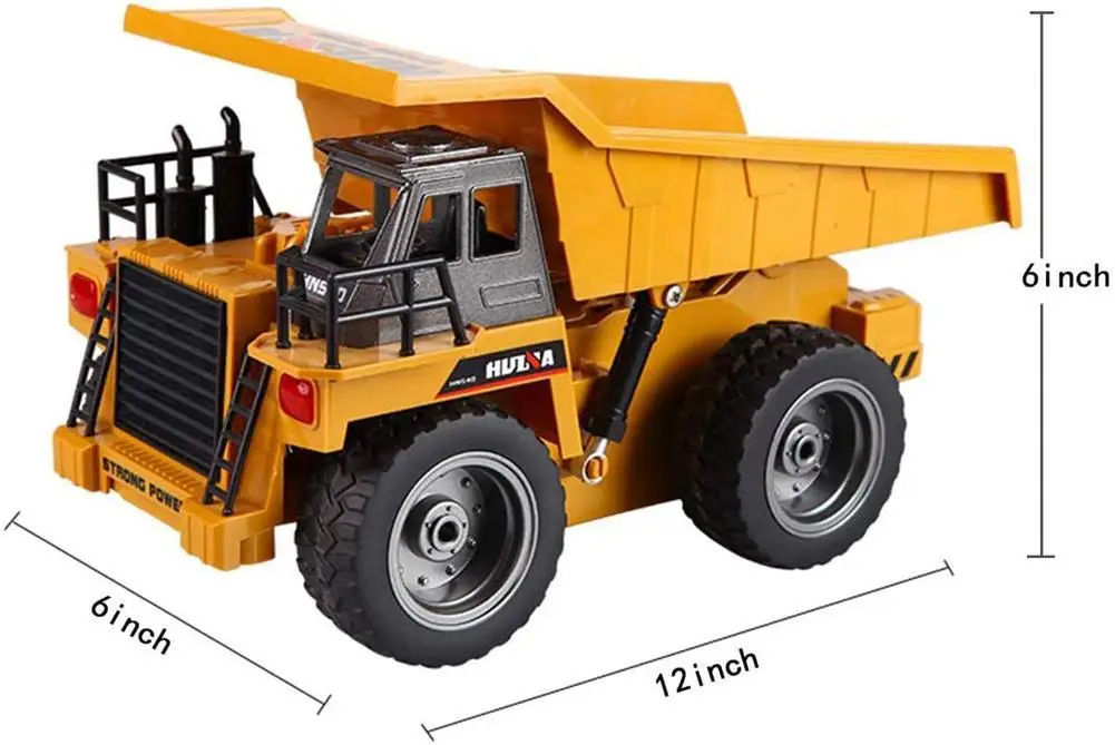 1/18 Huina 1540 RC самосвал экскаватор на дистанционном управлении Игрушки Сплав модель