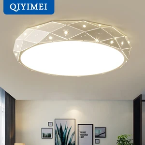 Железная люстра, освещение для детской спальни, гостиной, с регулируемой яркостью, с пультом дистанционного управления, светильник Luminaria AC85-260V, Светильники для помещений