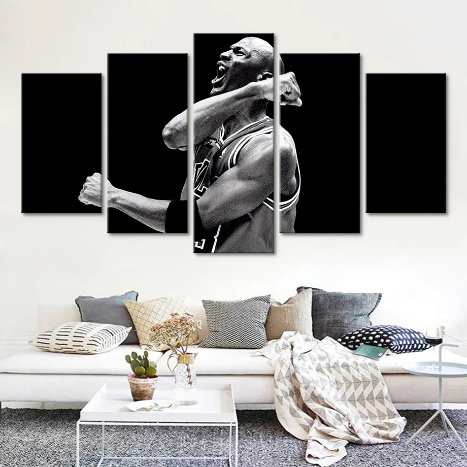 YPHYHD современный 5 шт холст картина печать плакат стены искусства картины