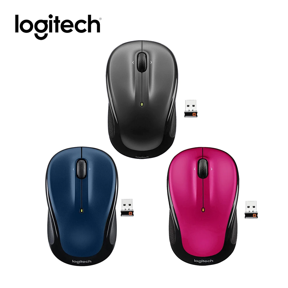 Беспроводная оптическая мышь Logitech M325 для офиса и дома 1000 точек/дюйм Прецизионная