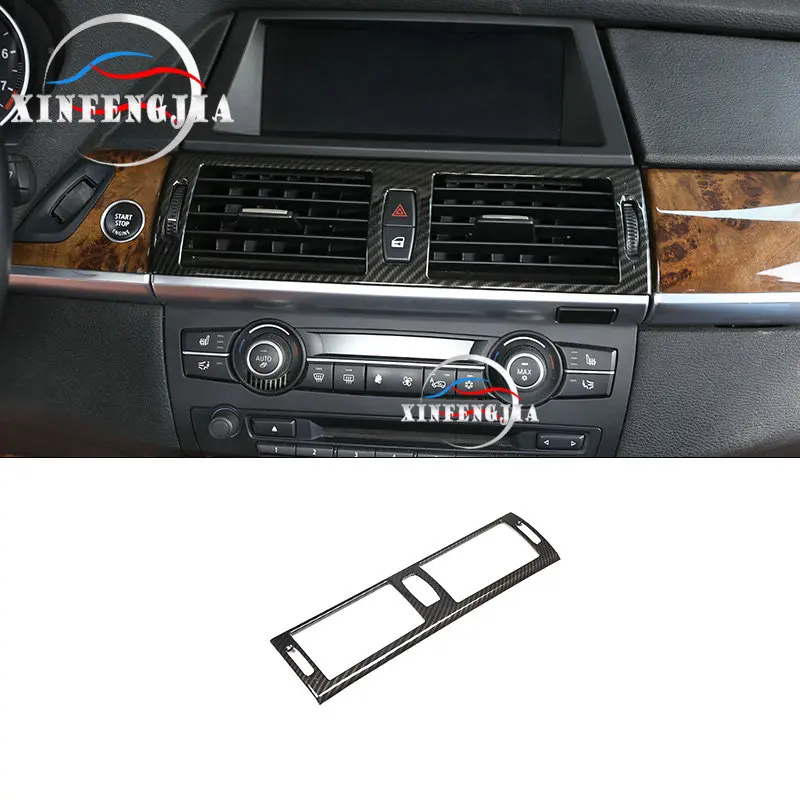 Для BMW X6 X5 E70 E71 07 13 цвет углеродного волокна модифицированный декор для автомобиля