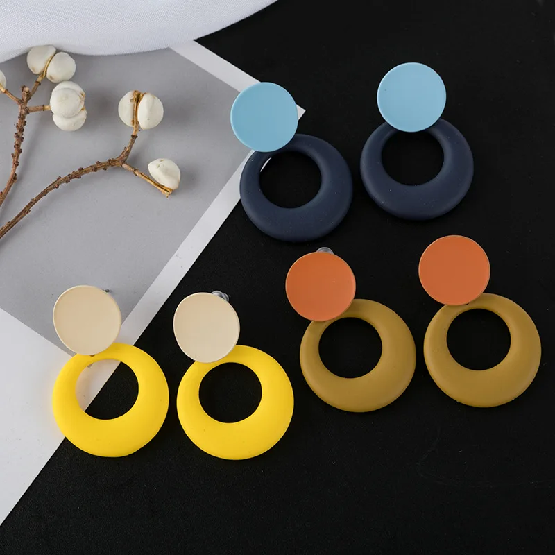 Серьги в европейском и американском стиле Мода лето новая серьга сладкий силе