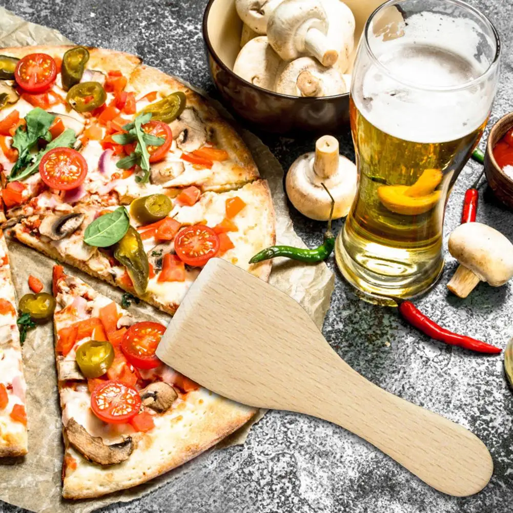 Буковая деревянная лопатка скребок для масла лопатки пиццы приготовления торта